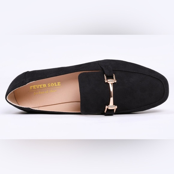 Feversole‎ Women's Fashion Trim Deco Loafer Flats Faux Suede - Picture 7 of 7